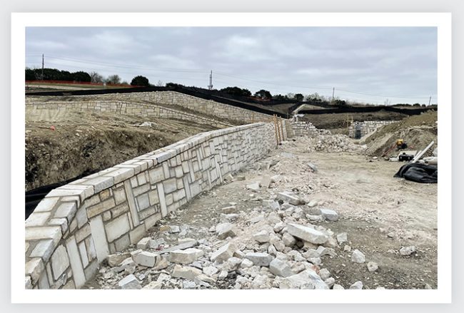 A masonry project by DigDug Construction
